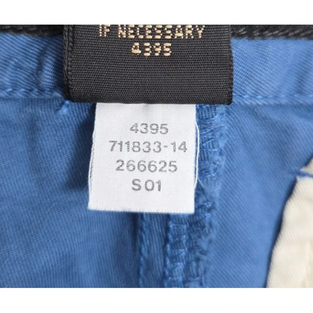 Banana Republic‎ Vintage 2001 Chino Pants 36x30 Royal Blue Wide Leg Button Fly